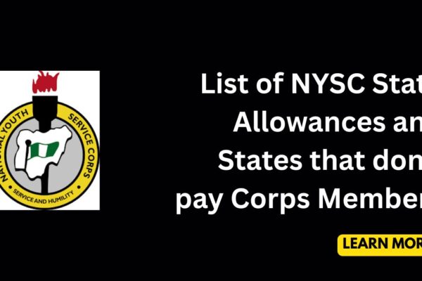 NYSC state allowance