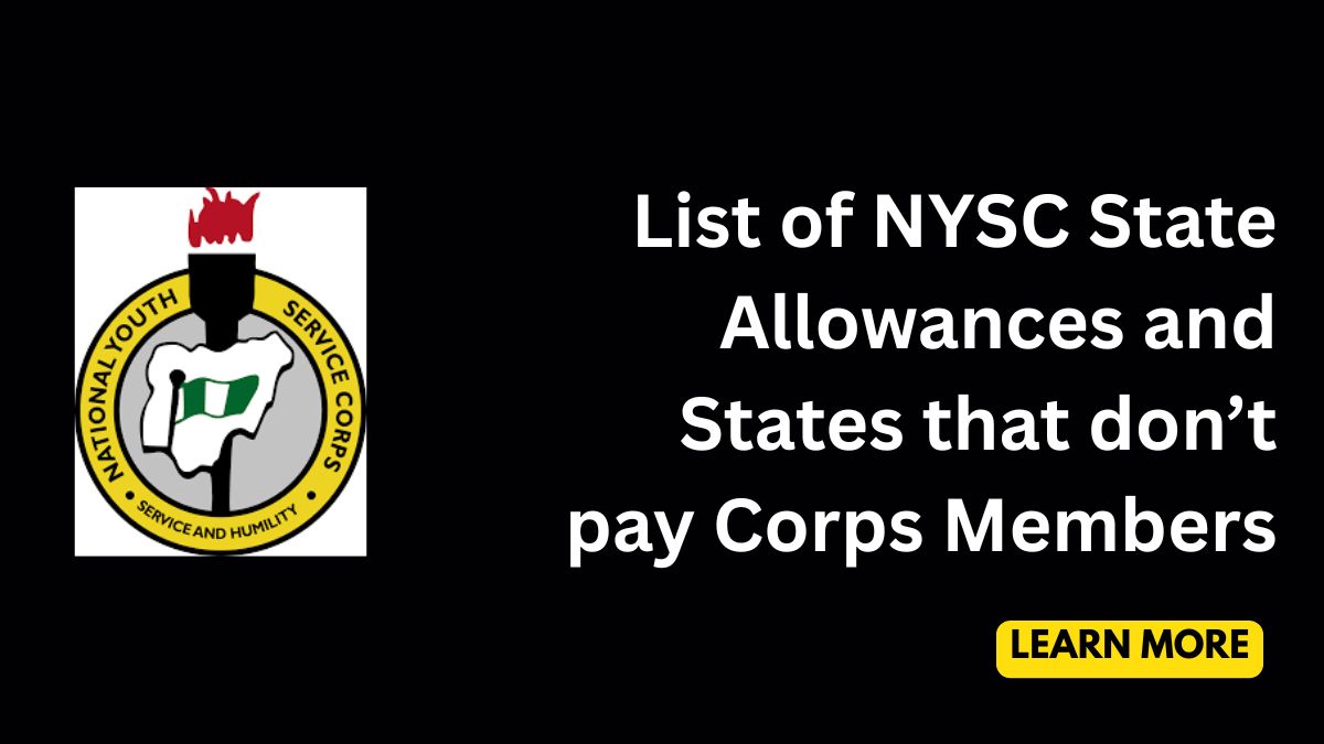 NYSC state allowance