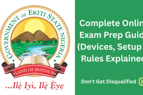 An useful guide on ekiti state recruitment online examination