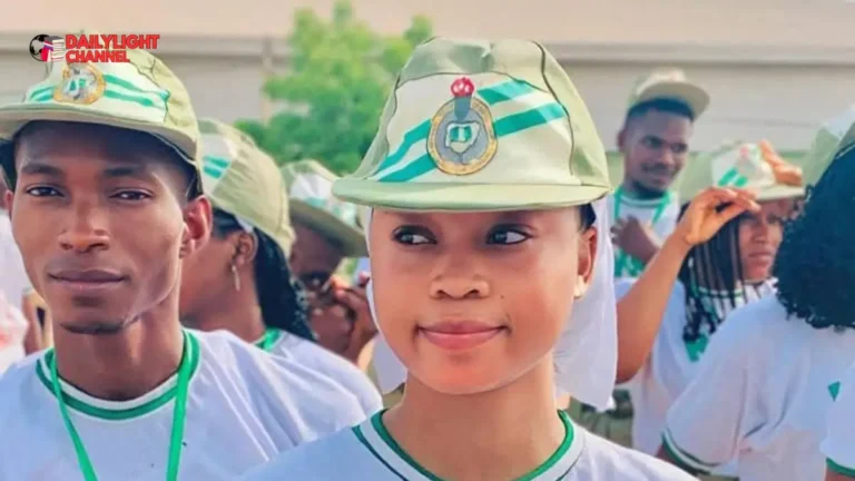 The face of a new corp member right in the NYSC orientation camp