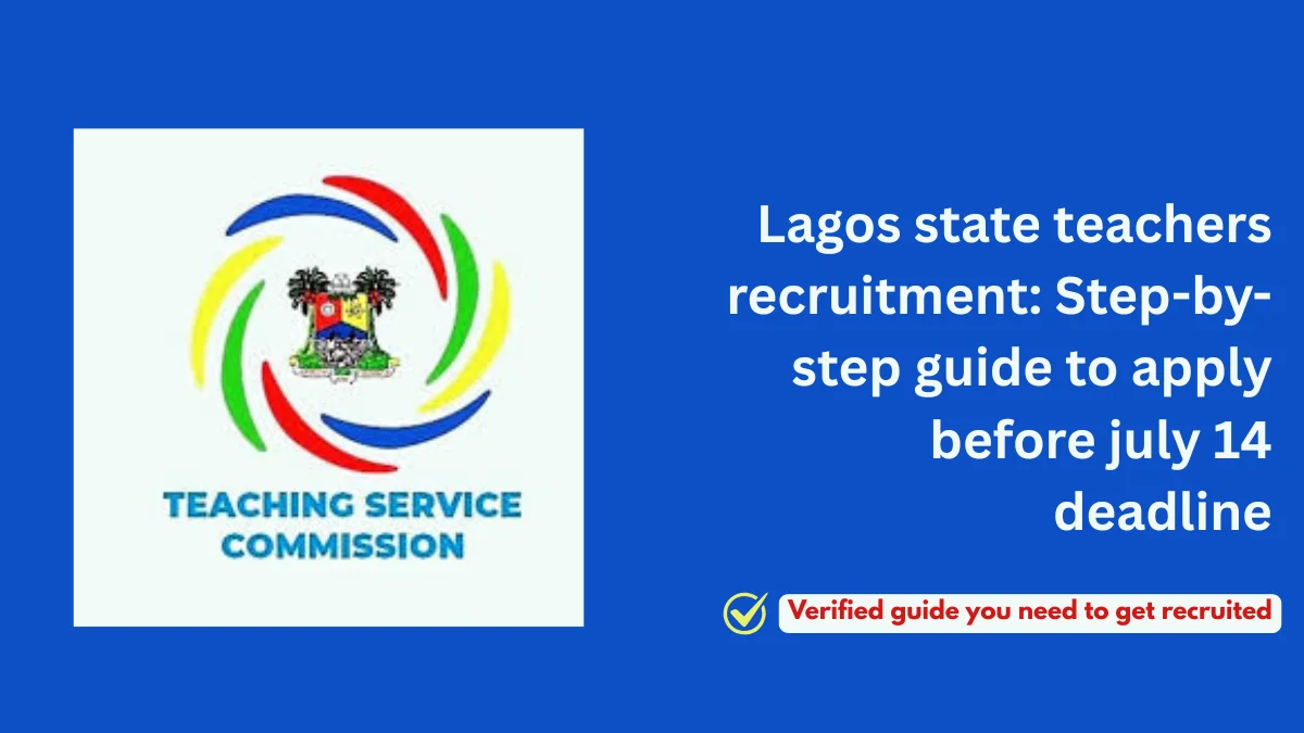 Lagos state teachers recruitment application guide