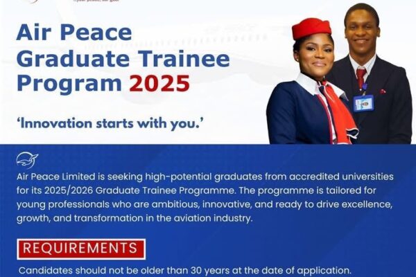 Air Peace Graduate Trainee Program