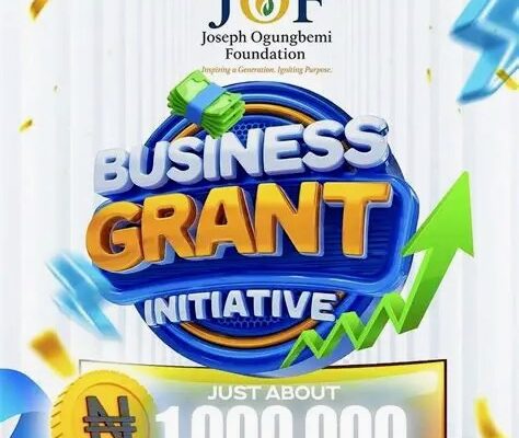 Step by step application flier for Joseph Ogungbemi Foundation