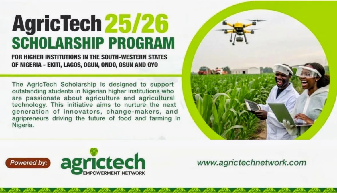 AgriTech Undergraduate Scholarship2