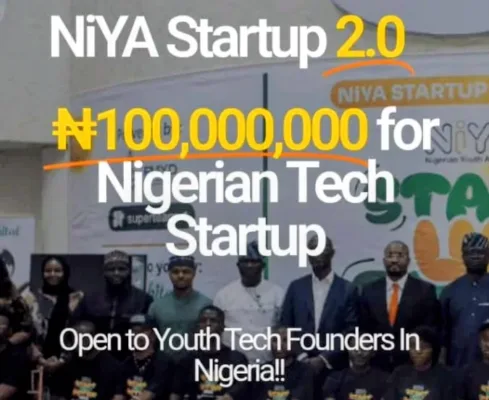 Step by step guide for NiYA Startup for young Nigerian startup and entrepreneurs