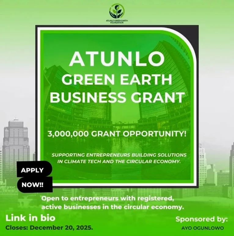 Atunlo Green Earth Business Grant