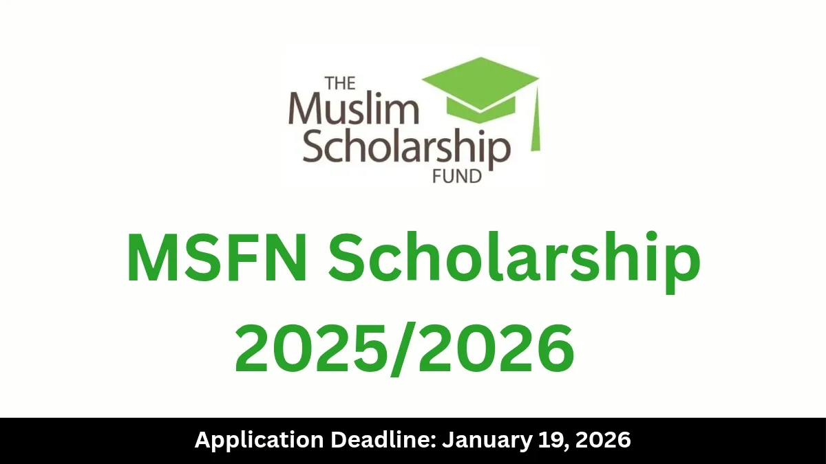 MSFN Scholarship 2025/2026 Application
