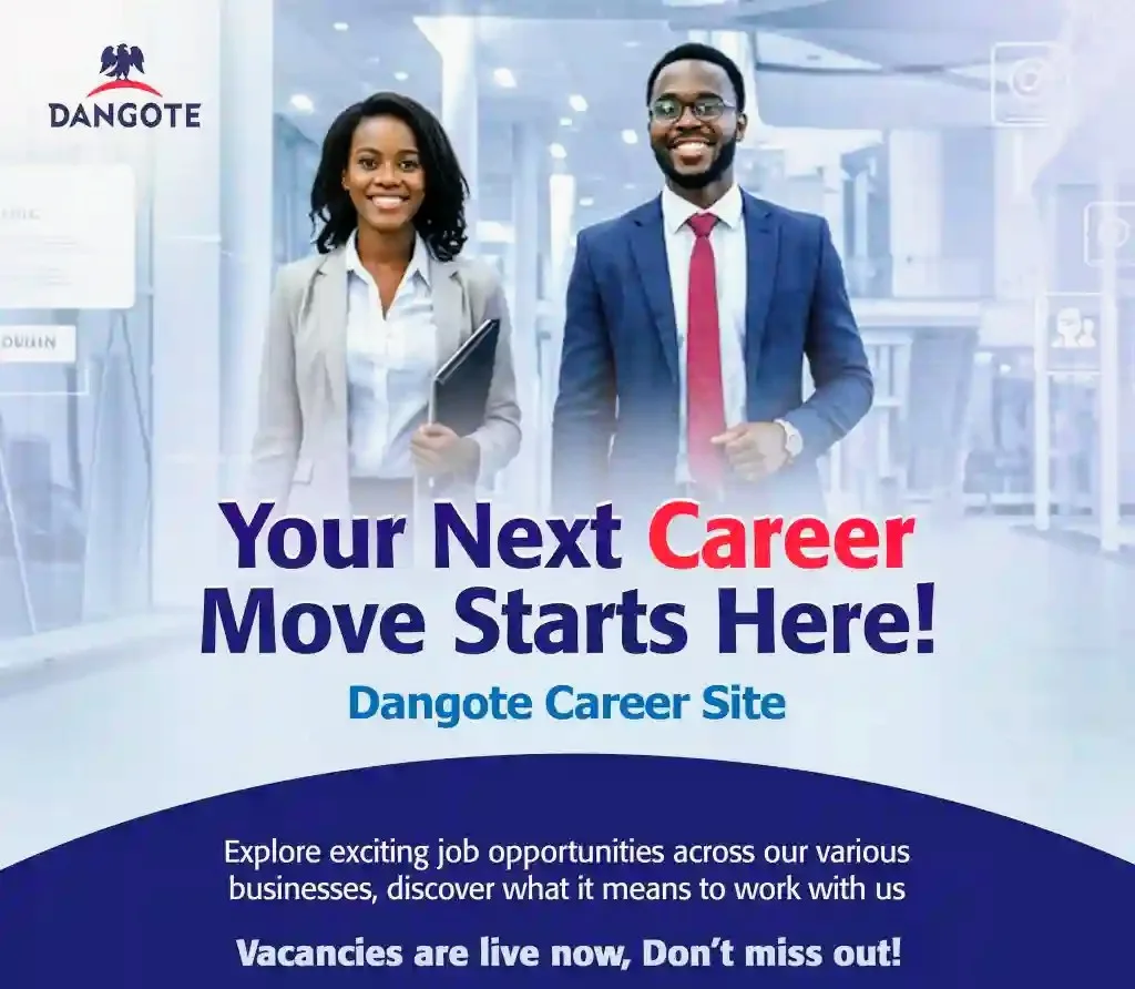 This is Dangote Group recruitment announcement
