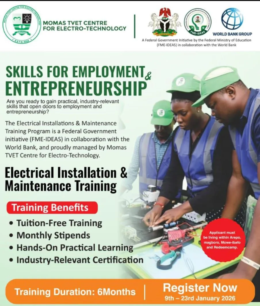 Application for the FG MOMAS TVET Registration