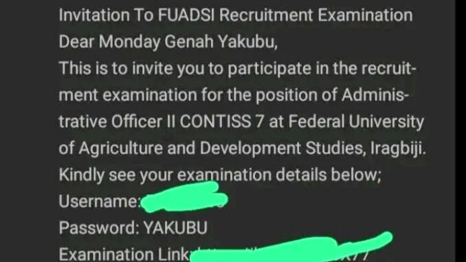 FUADSI Recruitment 2025
