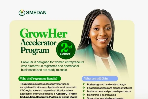 SMEDAN GrowHer Accelerator Programmme