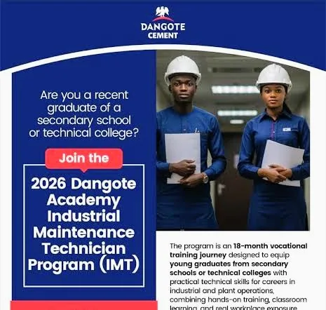 How to apply for the Dangote Academy Industrial Maintenance Technicians Program