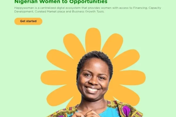 Happy Woman App website Interface