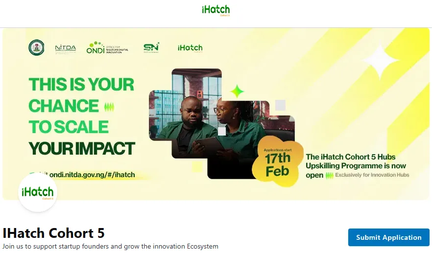 Applications are now open for the iHatch Cohort 5 Hub Upskilling Programme