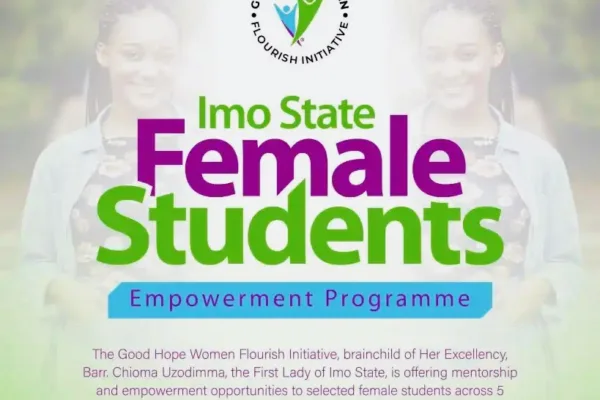A picture illustration of Imo Female Student Empowerment Programme