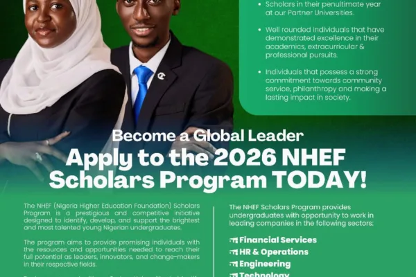NHEF Scholars Program 2026