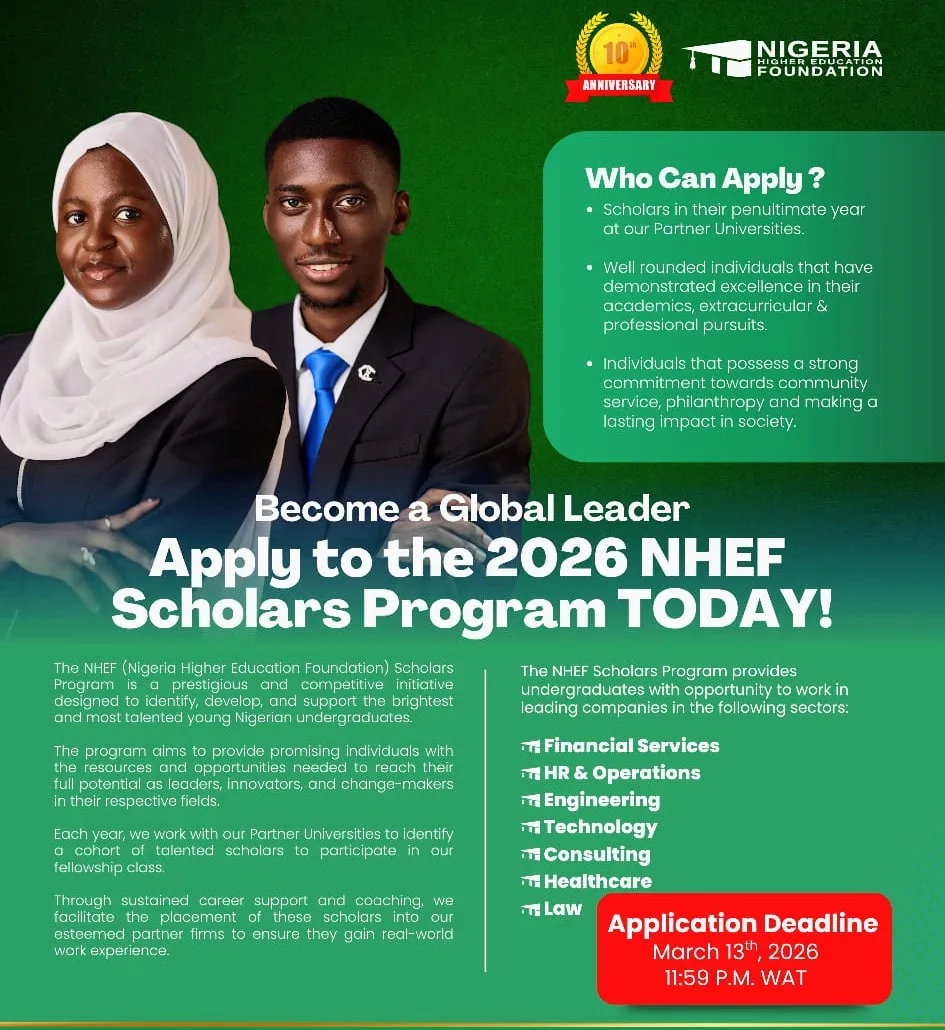 NHEF Scholars Program 2026