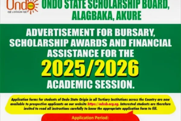 Step by step application guide on how to apply for Ondo State Scholarship Board