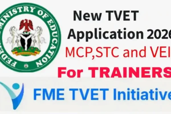 Tvet 2026 application