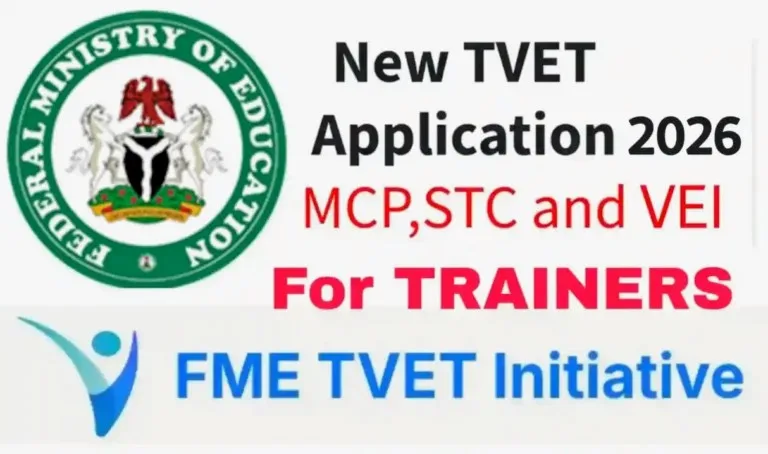 Tvet 2026 application