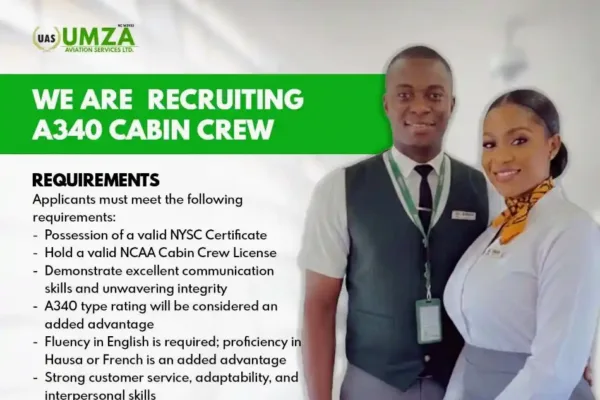 Umza Air Cabin Crew recruitment