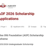 Alex Otti Foundation Scholarship is currently accepting applications from qualified Nigerian undergraduate students