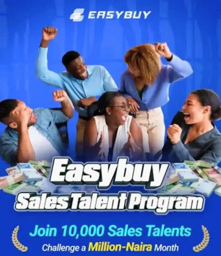 Promotional image for Easybuy sales talent program. business developer