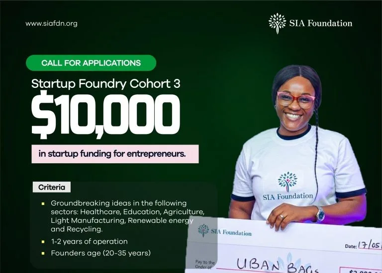 How to apply for 2026 SIA foundation startup foundry grant