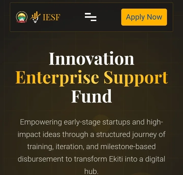 How to apply for Ekito State Innovation Enterprise Support Fund 2026