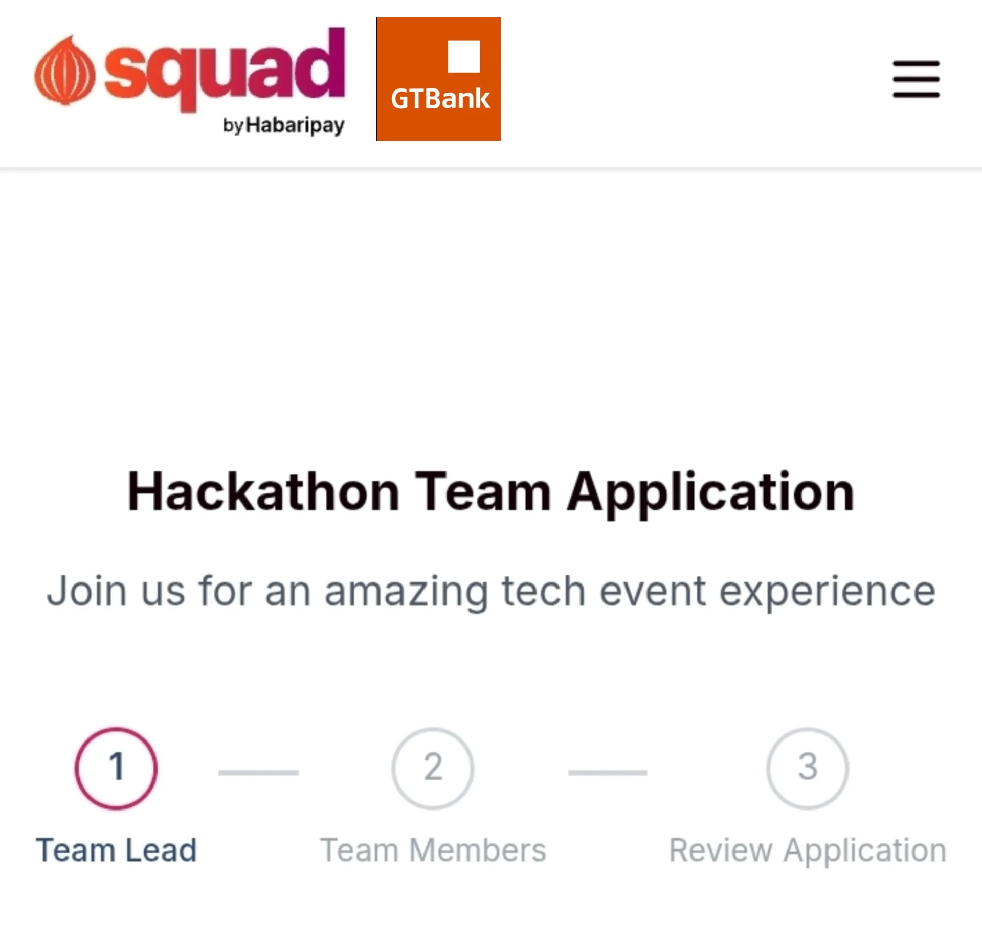GTBank Squad Hackthon