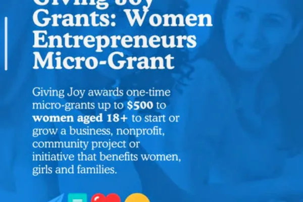 Giving Joy Microgrant for Women Entrepreneurs