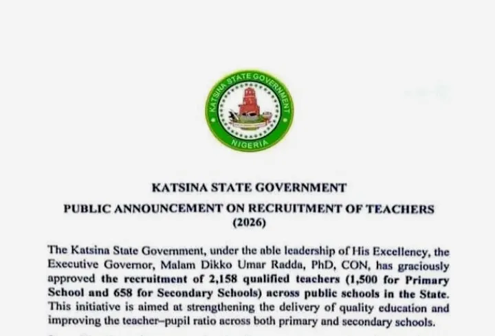 How to apply for Katsina State Teachers Recruitment