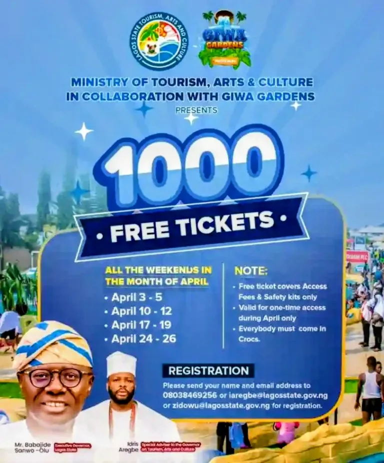 Lagos Tourism Free Tick