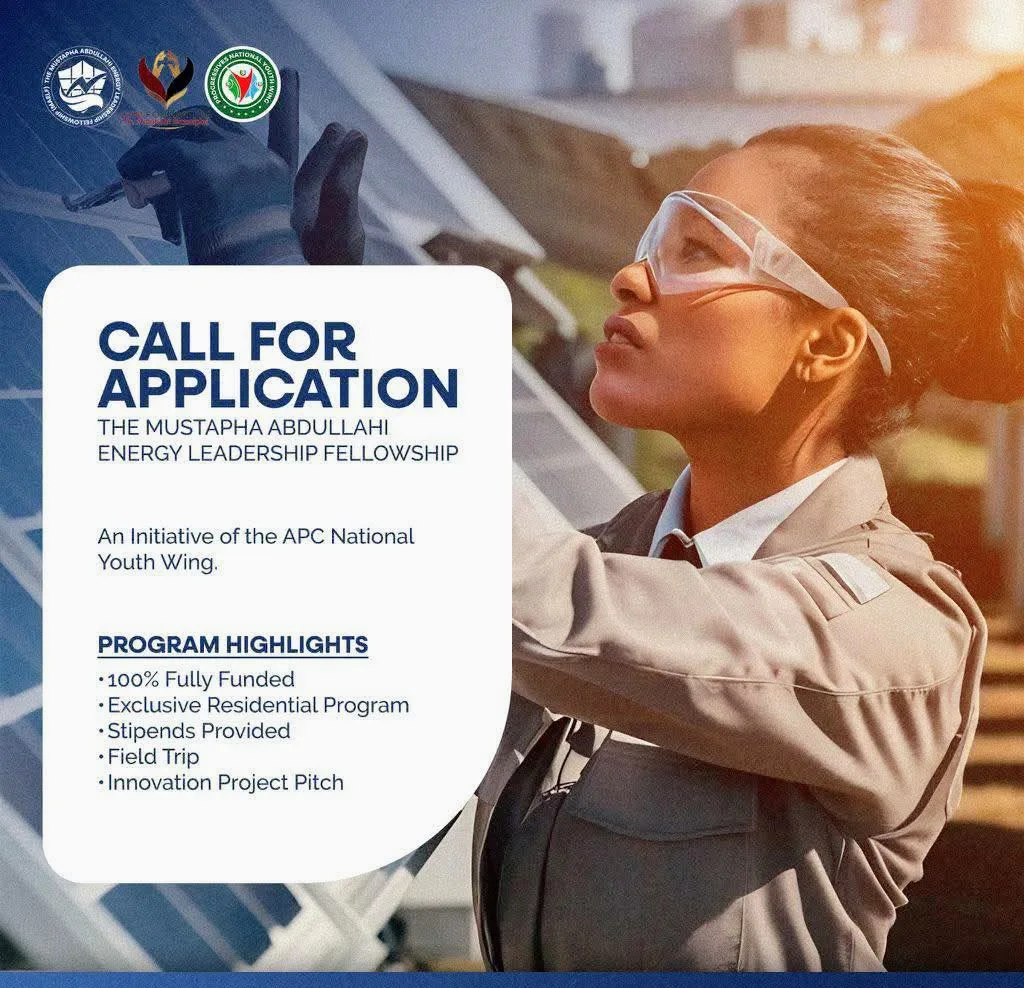 Application for Mustapha Energy Leadership Programme