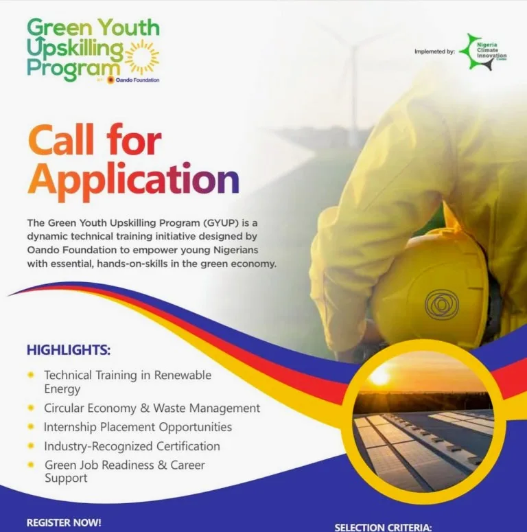 Oando Green Upskilling Programme