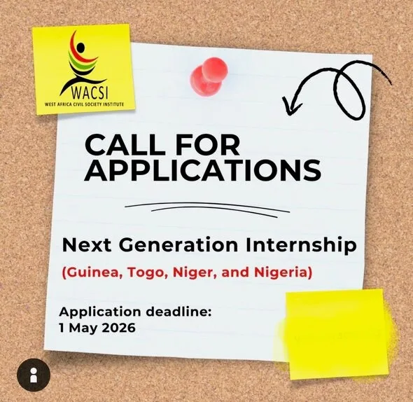 How to apply for WACSI Next Generation Internship 2026 Application