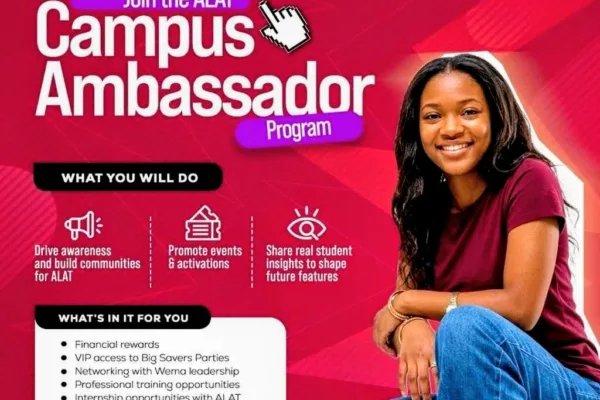 Application for ALAT by Wema Campus Ambassador Program is open.