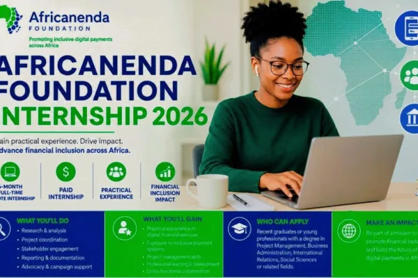 Application for Application for AfricaNenda Paid Internship Program (Fully Remote)