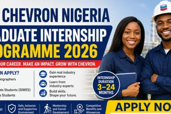 Application for Chevron nma Internship programme 2026