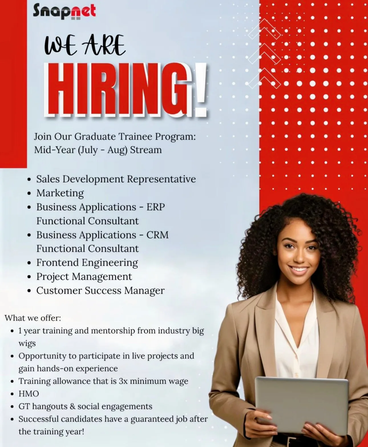 Snapet Graduate Trainee Program
