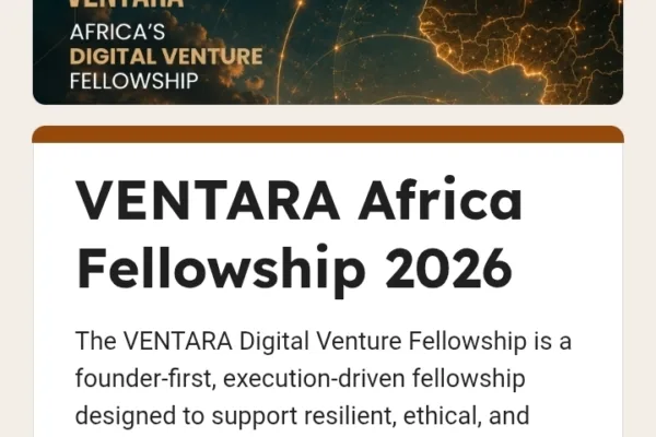 Application for Ventara Africa Fellowship 2026