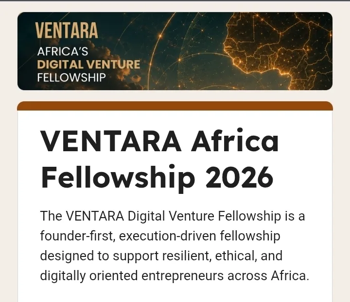 Application for Ventara Africa Fellowship 2026