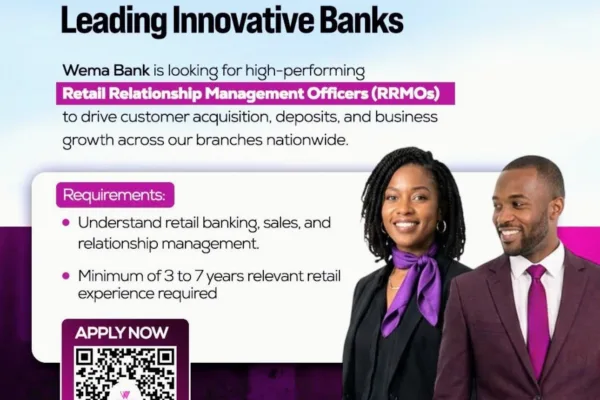 Application for Wema bank retail relationship management officers