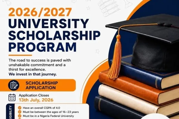 Apply for Abdul Lateef and Sanni Foundation Scholarship for Tertairy student