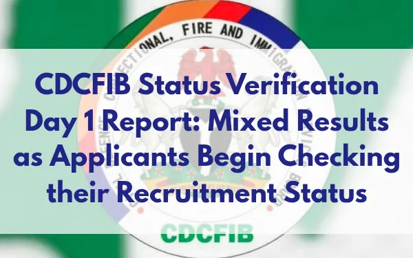 Latest updates for CDCFIB Status Verification Report for Day 1