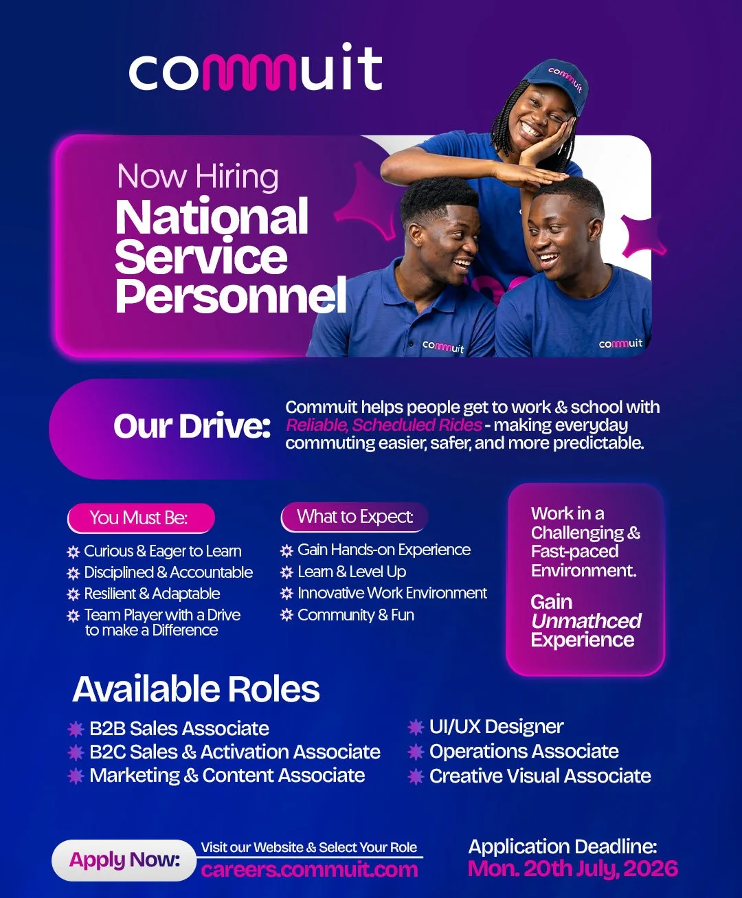 Communit National Service Personnel Recruitment