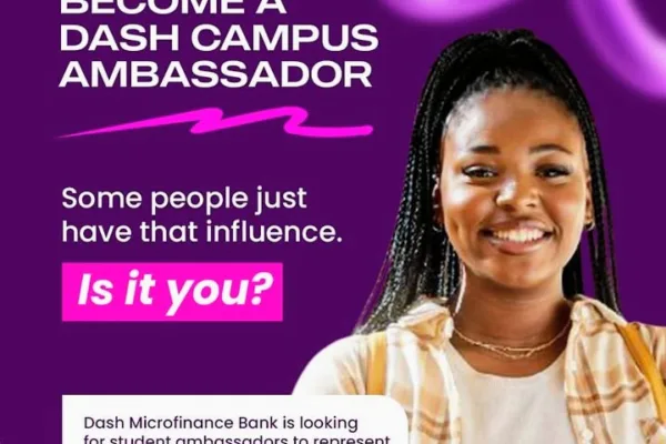 Application for Dash Microfinance Bank Now Open