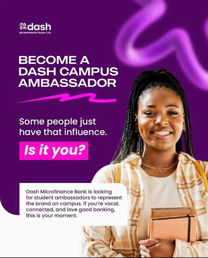 Application for Dash Microfinance Bank Now Open