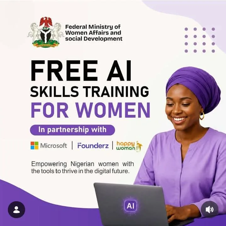 Federal Ministry of Women Affairs Free AI Skills for Women
