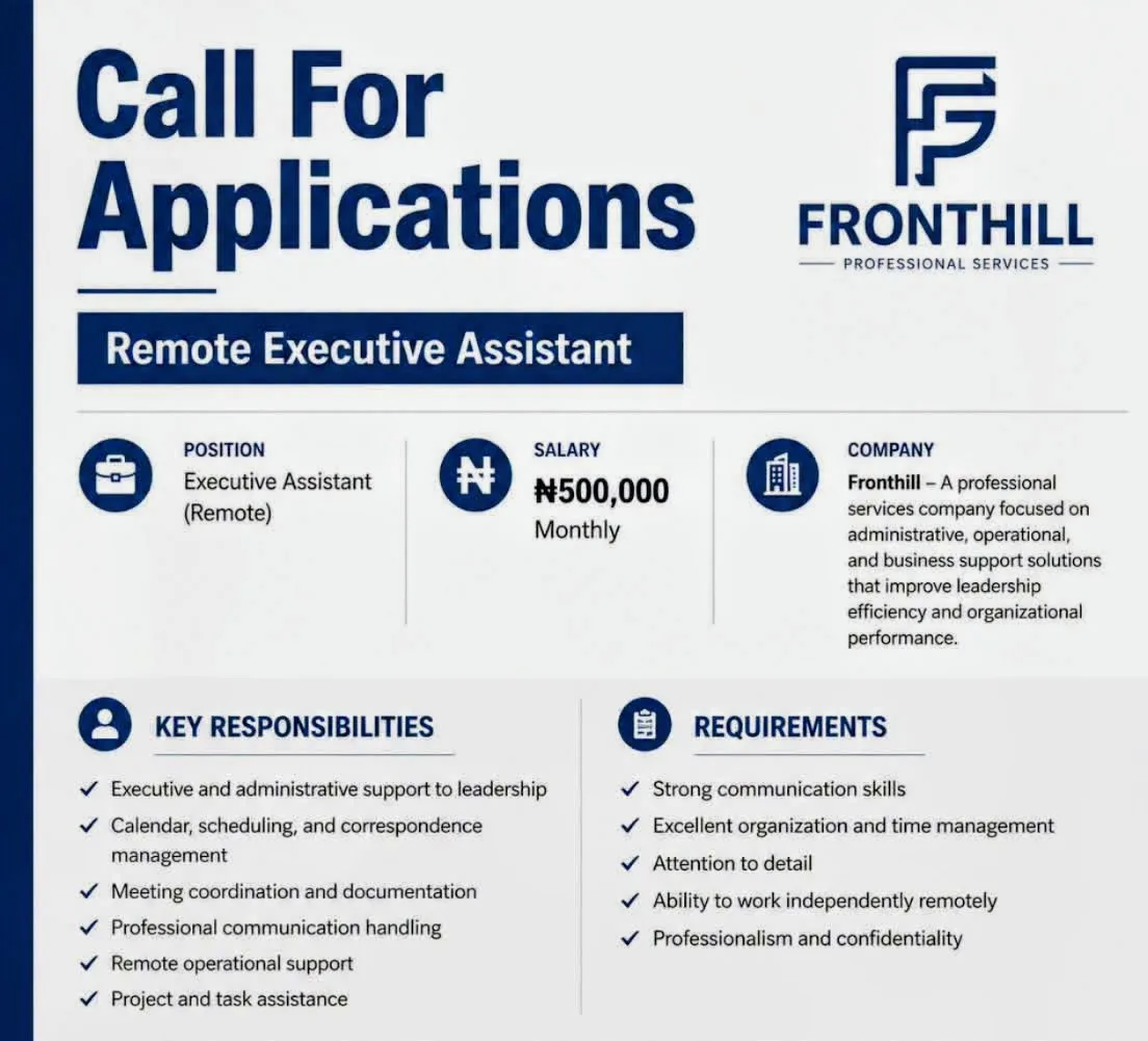 Apply for Fronthill Professional Services